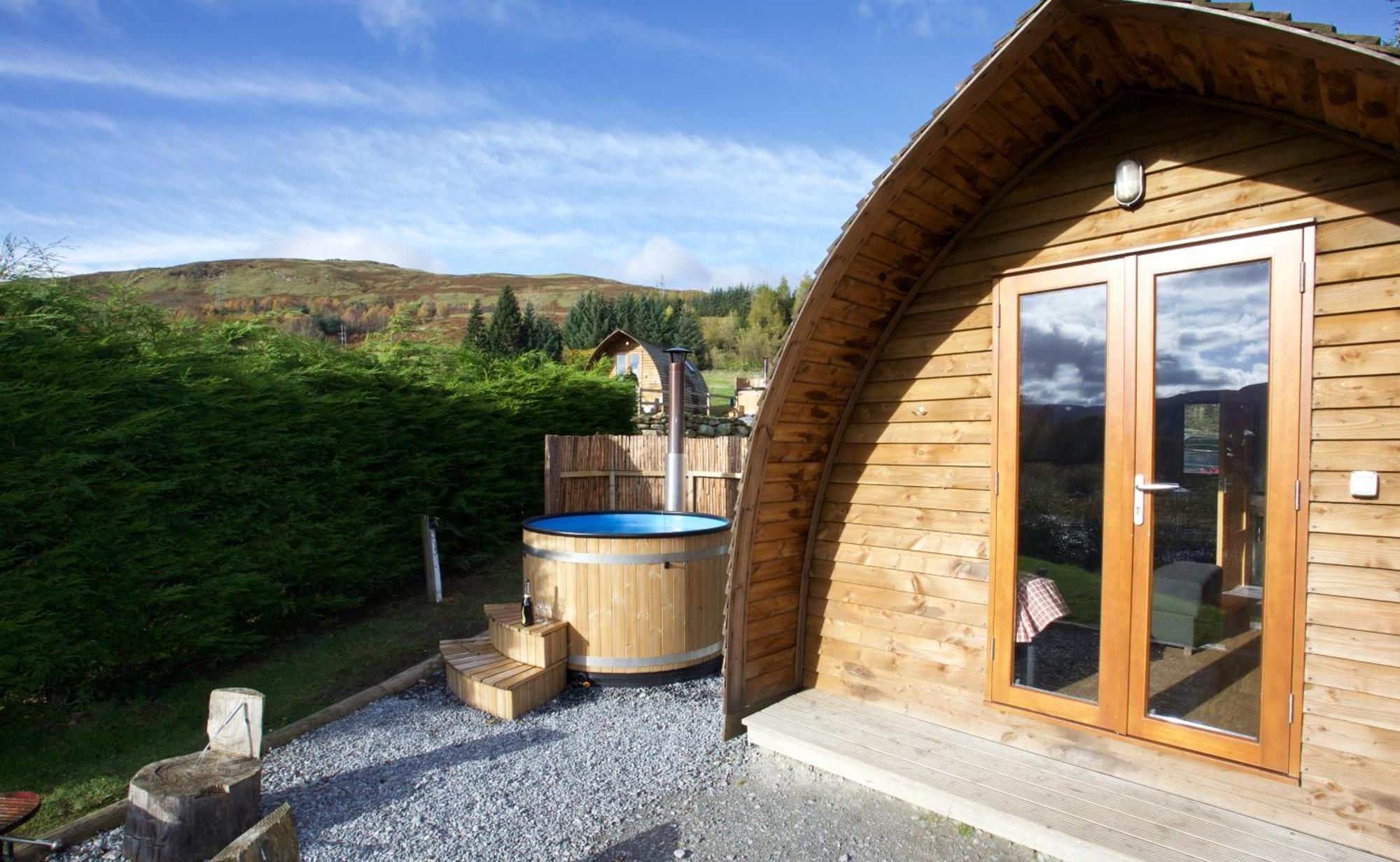 Standard Glamping Pods Hotel Morenish Eksteriør billede